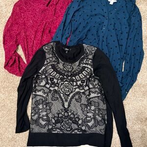 Old Navy, Vera wang and Apt 9 Tops